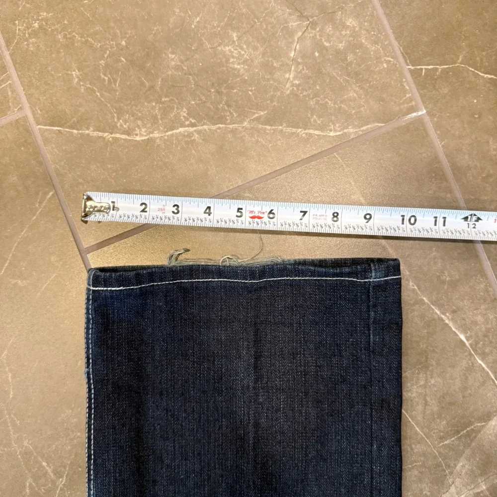 Y2K COOGI Jeans Dark Wash Indigo Embroidered Baggy Swirl Koala Animal 32 x 30